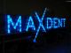 logo maxdent o�wietlenie modulami led